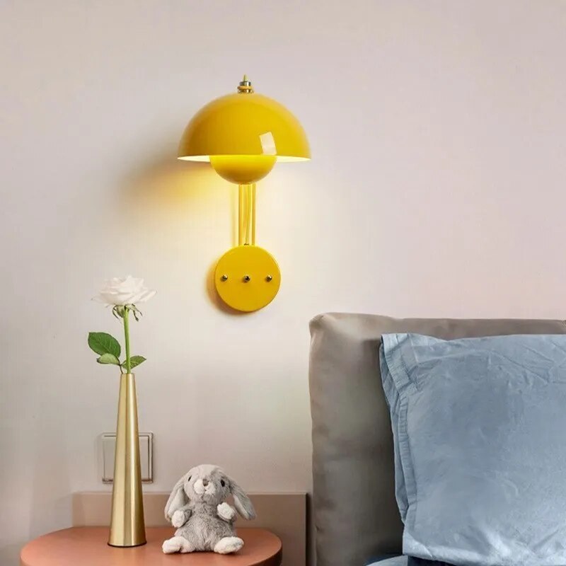 Applique murale nordique LED en forme de bourgeon - vue 7 sur 20