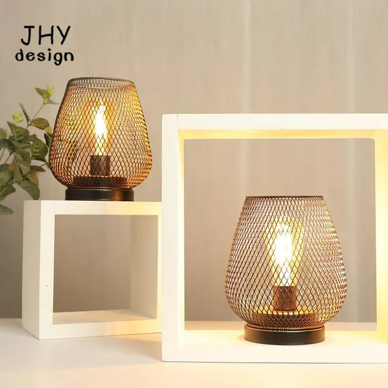 lampe de table en métal pour événements intérieurs et extérieurs - vue 4 sur 9