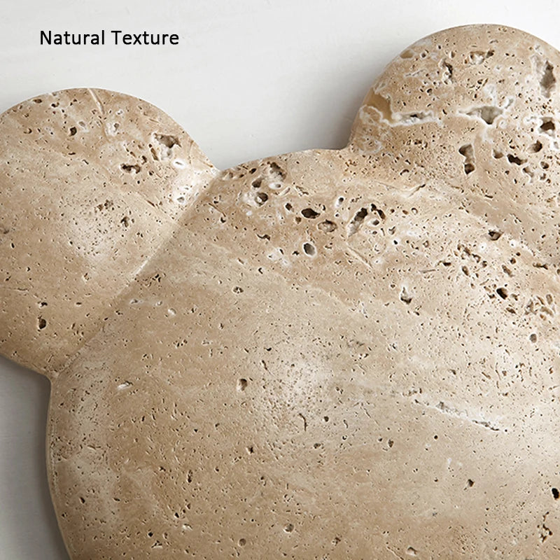 Applique murale ours créative de Style crème moderne