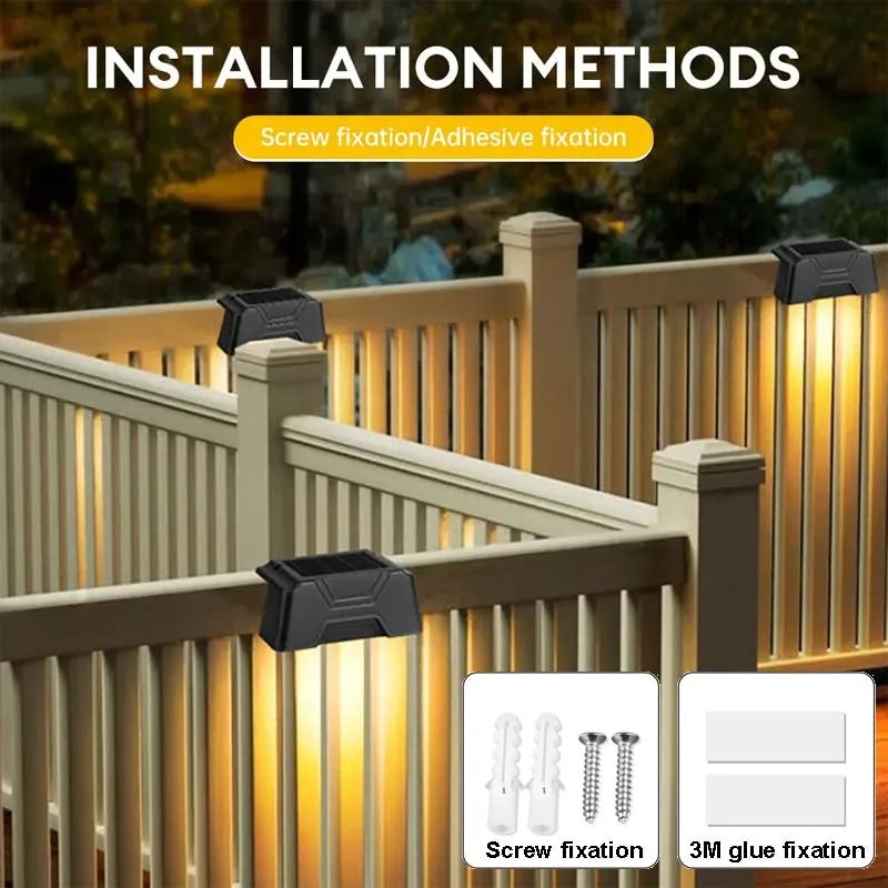 lot de lampes solaires led décoratives pour extérieur et jardin - vue 9 sur 8