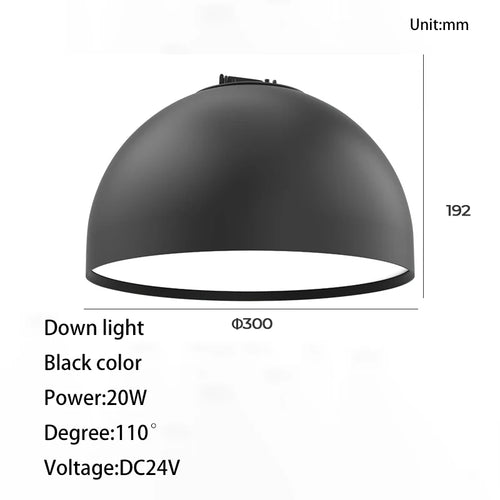 lampe led en tissu tricoté bande lumineuse pour loft - vue 19 sur 28