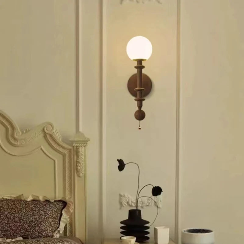 applique murale vintage en verre pour divers espaces