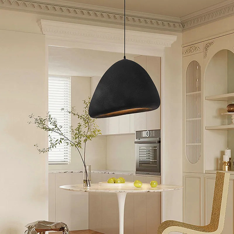 japonais wabi sabi led loft lampes suspendues - vue 5 sur 11