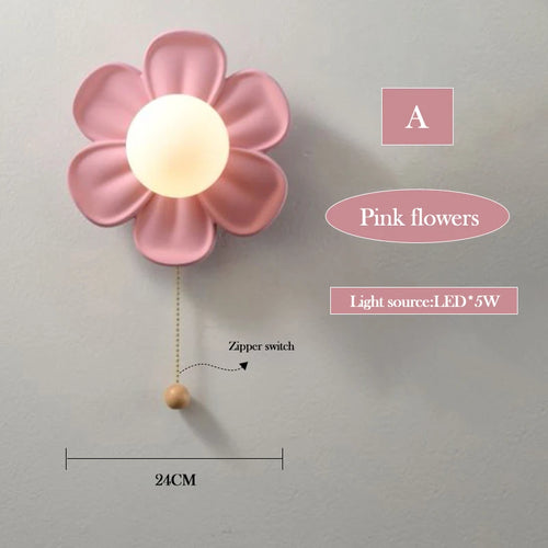 lustre moderne à pétales pour chambre d'enfant - vue 15 sur 17