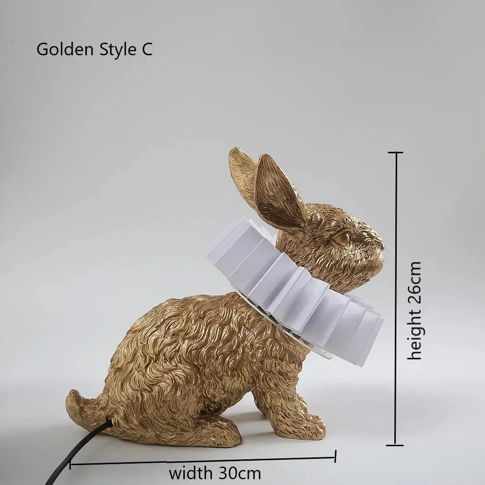 lampe de table lapin adorable pour décoration enfant - vue 14 sur 15