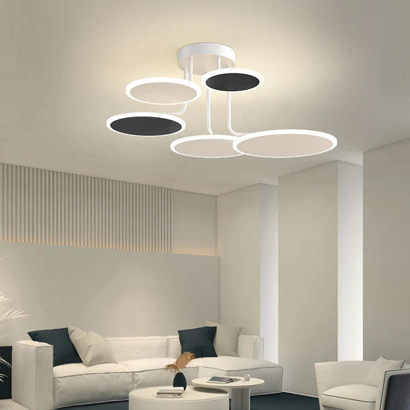 lustre en acrylique design pour intérieur moderne élégant et lumineux - vue 6 sur 14