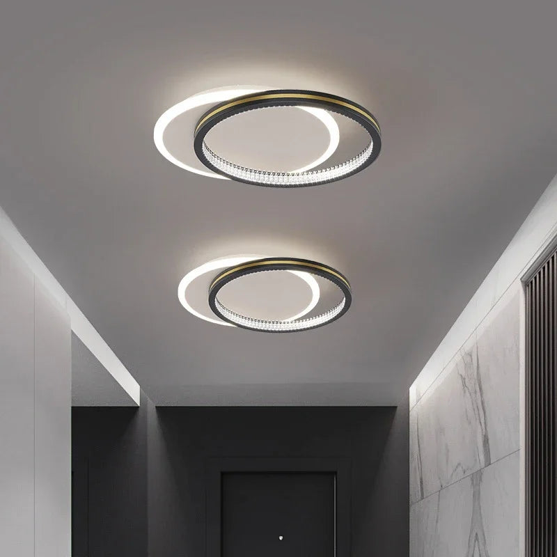 Plafond moderne à LEDs lumière lampe de luxe décor intérieur pour chambre Foyer allée couloir luminaire nordique créatif géométrie lumière