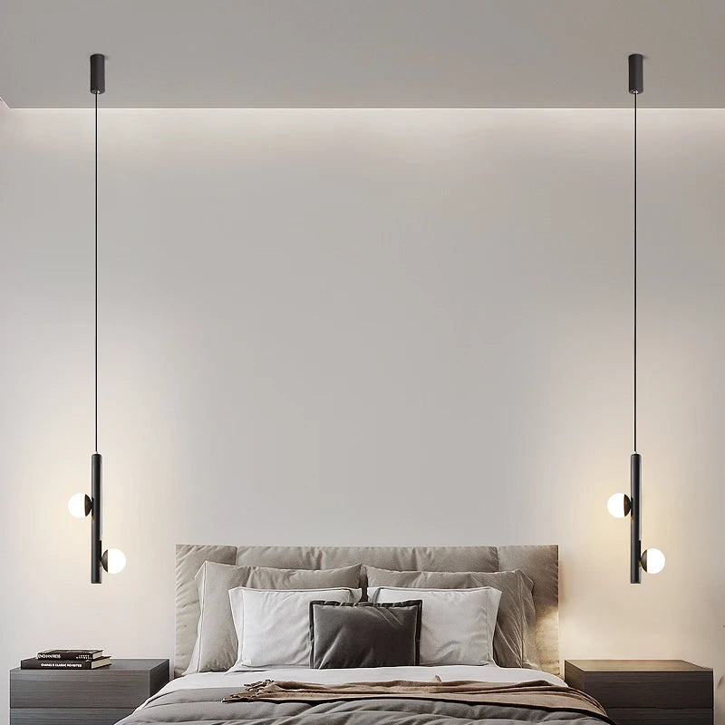 suspension nordique moderne pour éclairage intérieur design élégant - vue 5 sur 8