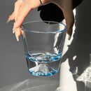 Tasse verre style japonais motif mont fuji