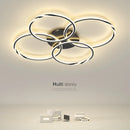 lustre moderne en led design créatif minimaliste pour intérieur élégant