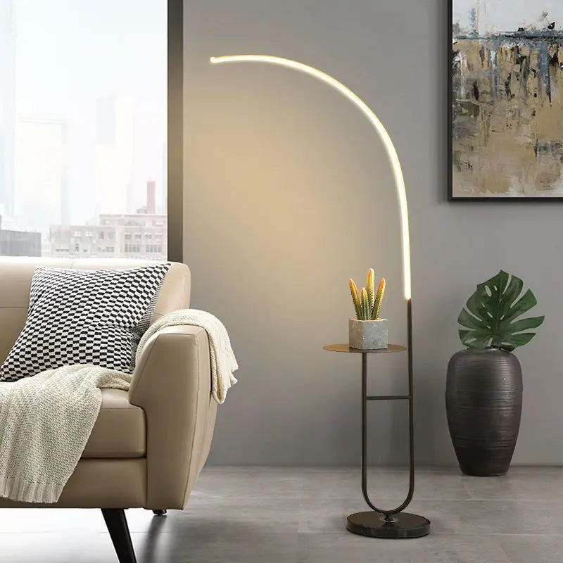 lampadaire led design moderne minimaliste - vue 7 sur 8
