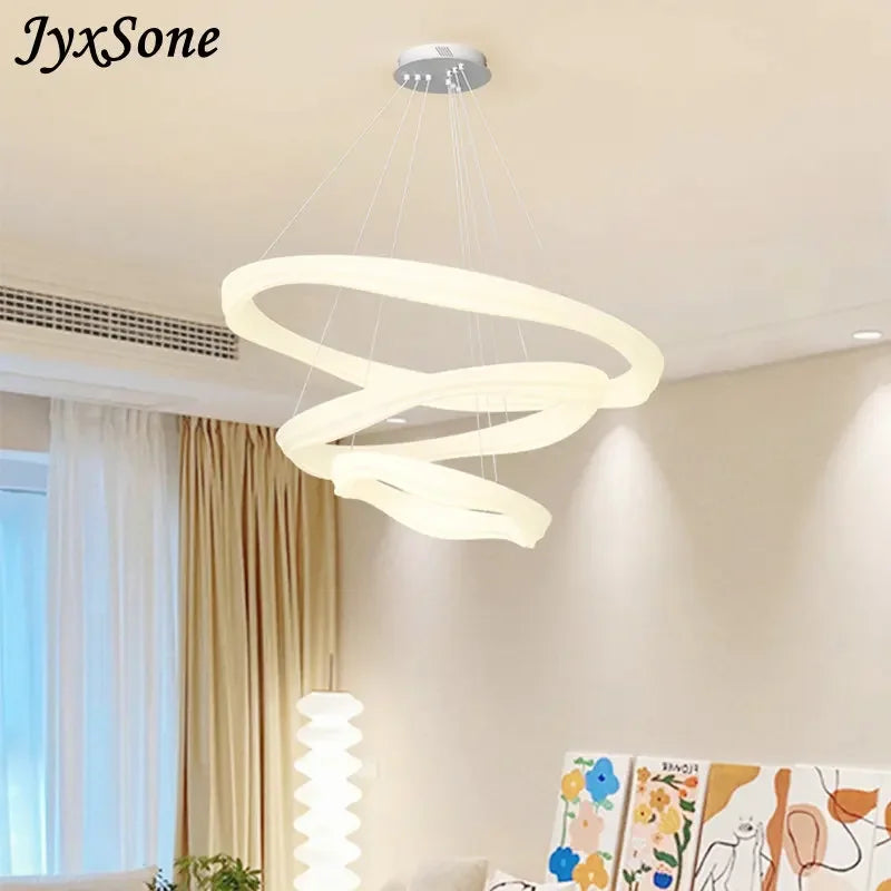 Plafonnier LED suspendu au design nordique moderne