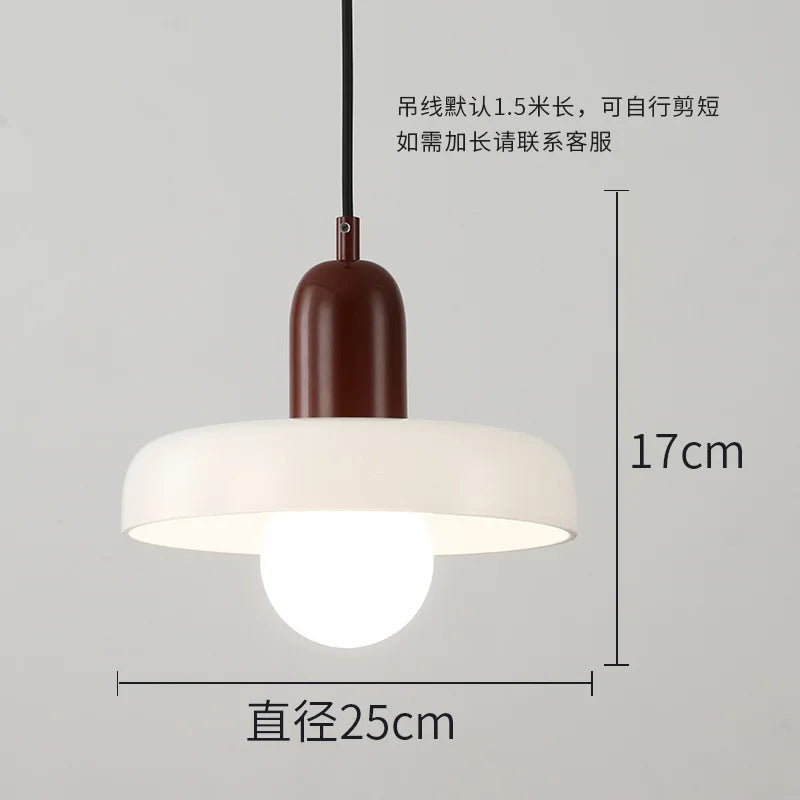 lampe suspendue en verre nordique pour décoration intérieure - vue 25 sur 30