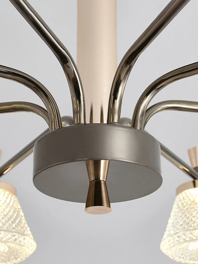 lustre moderne pour éclairage décoratif intérieur nordique - vue 5 sur 9