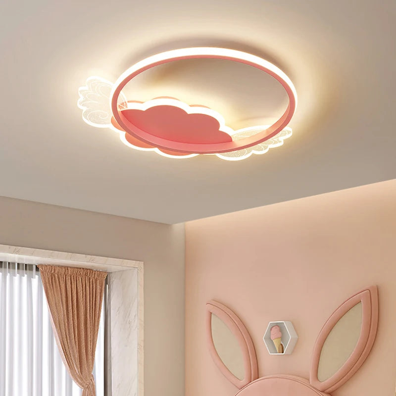 plafonnier nuage mignon pour chambre de princesse fille - vue 5 sur 11