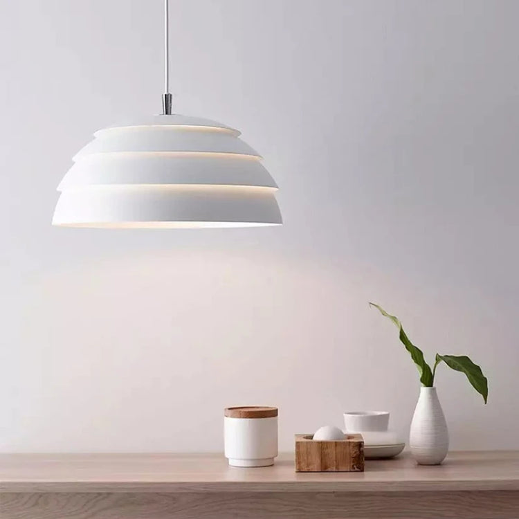 lustre moderne minimaliste style crème pour décoration éclairage