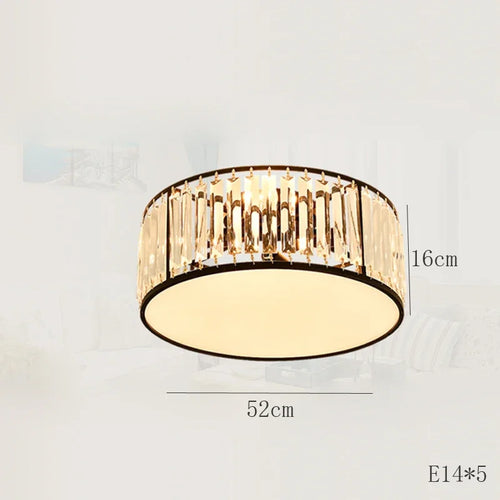 plafonnier led en cristal décoration intérieure moderne pour votre espace - vue 10 sur 12