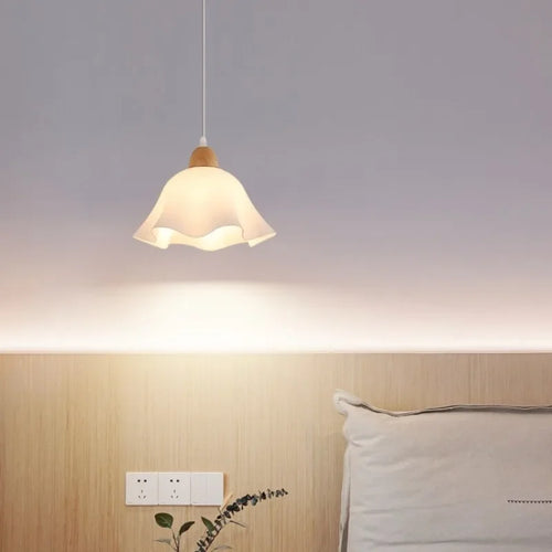 plafonnier led fleur style nordique rétro japonais décoratif 	 2023 - vue 7 sur 11