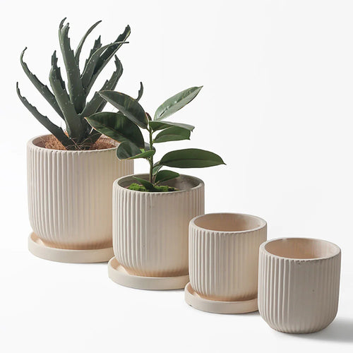 moule en silicone pour pot de fleurs créatif en ciment