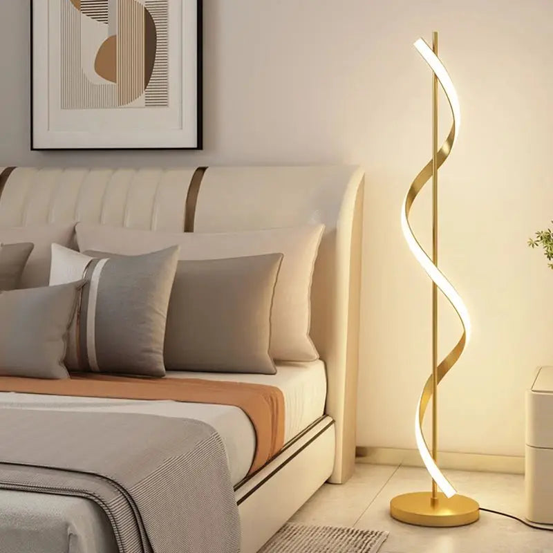 lampadaire led moderne design luxe simple revolve intérieur - vue 4 sur 15