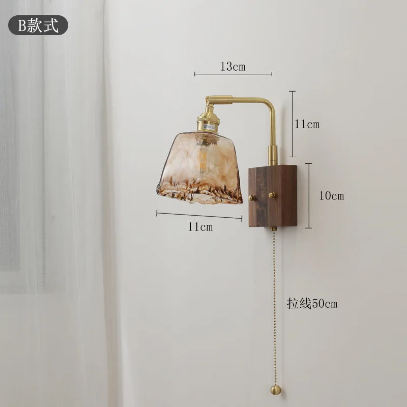 applique murale rétro style japonais pour décoration intérieure - vue 4 sur 9