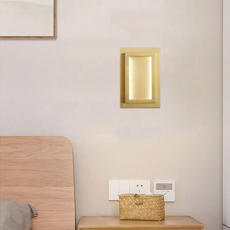 applique murale led en cuivre pour ambiance hôtelière - vue 5 sur 8