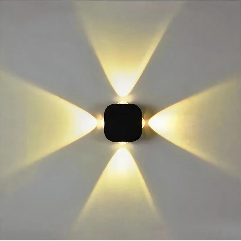 applique murale led étanche moderne pour intérieur extérieur décoratif - vue 2 sur 9