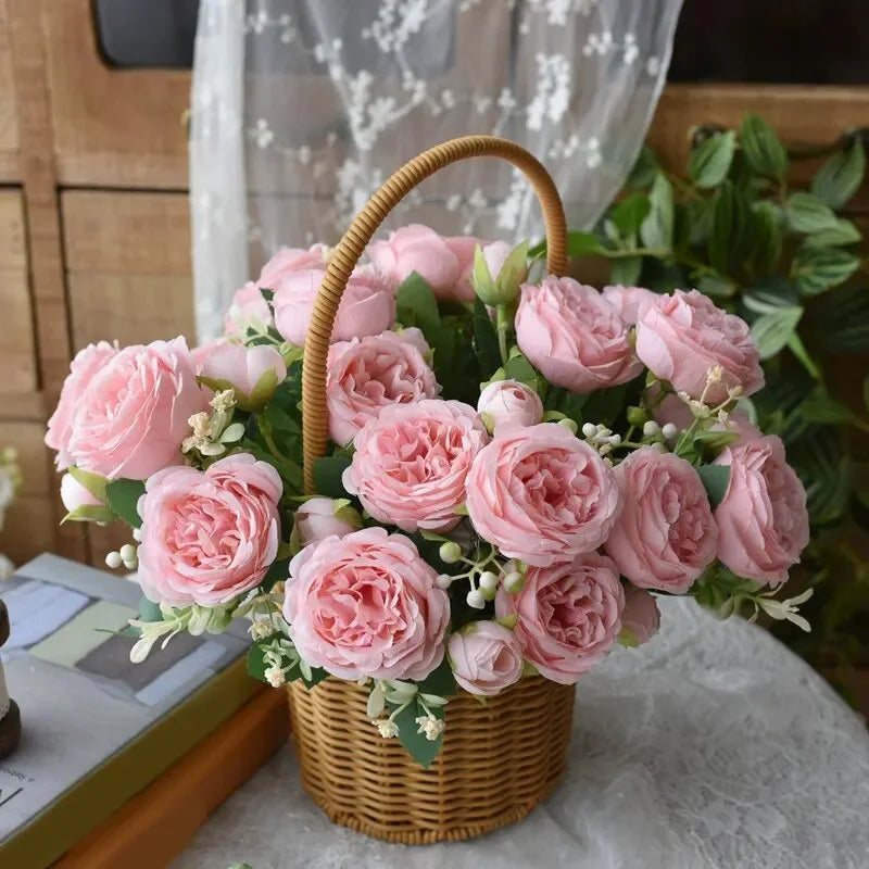 fleurs artificielles pour décoration mariage et scrapbooking - vue 3 sur 9
