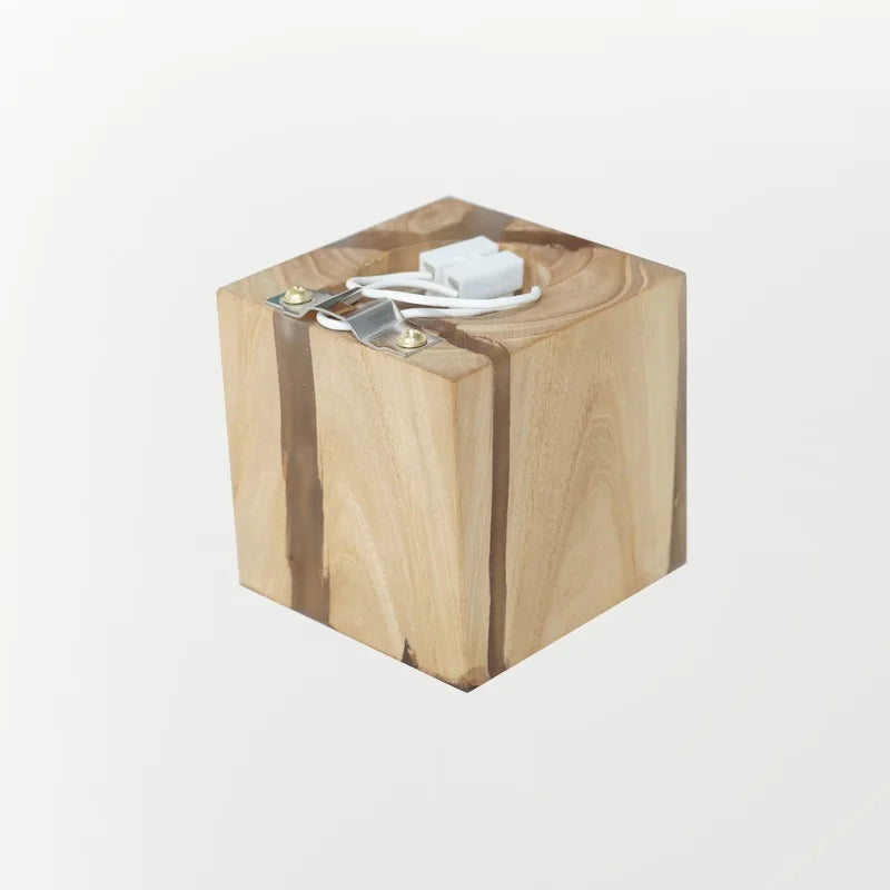 Applique Murale Bois Résine Moderne Simple