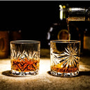 Verres à whisky old fashioned style texturé résistants