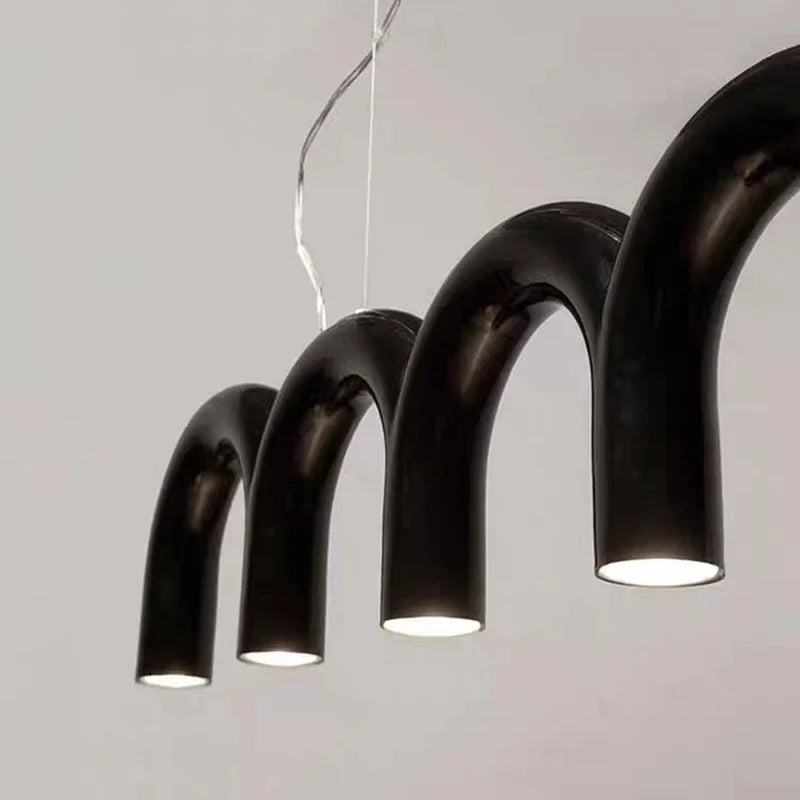 lustre led minimaliste moderne pour tables alimentaires design luminaire - vue 6 sur 14