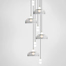 Lampe suspension verre post-moderne couloir décorative