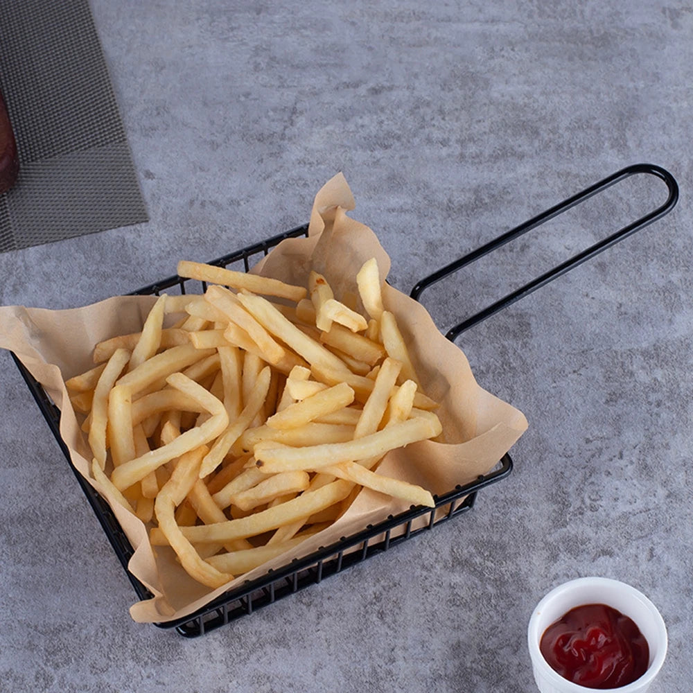 panier à frites en acier inoxydable pour aliments frits - vue 6 sur 14