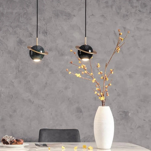 lustre danois créatif en marbre personnalisé pour décoration intérieure - vue 5 sur 9