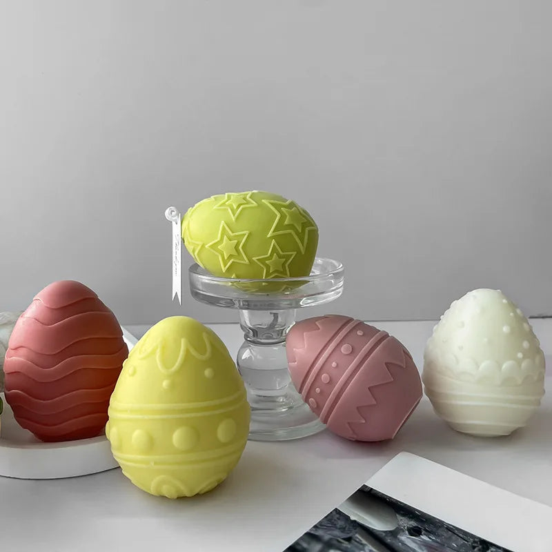 moule à bougie en silicone pour œufs de pâques à créer soi-même - vue 4 sur 21