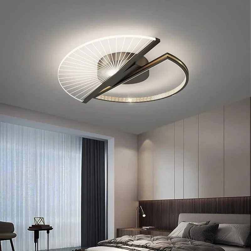 Plafonnier LED nordique pour chambre salon salle à manger étude Design créatif Lustre décoration de la maison luminaire Lustre