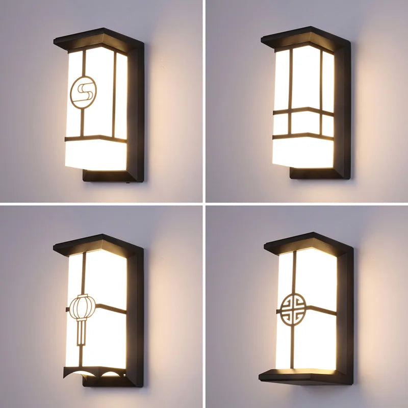 applique murale étanche en aluminium pour éclairage extérieur - vue 2 sur 12