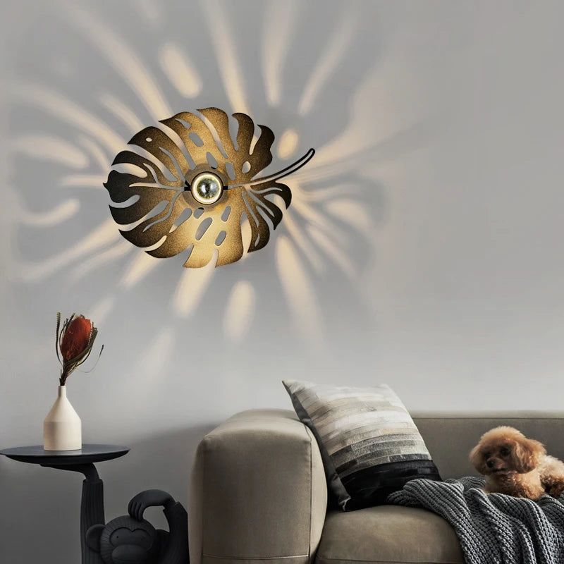 applique murale nordique en fer à led décorative pour intérieur élégant - vue 3 sur 20