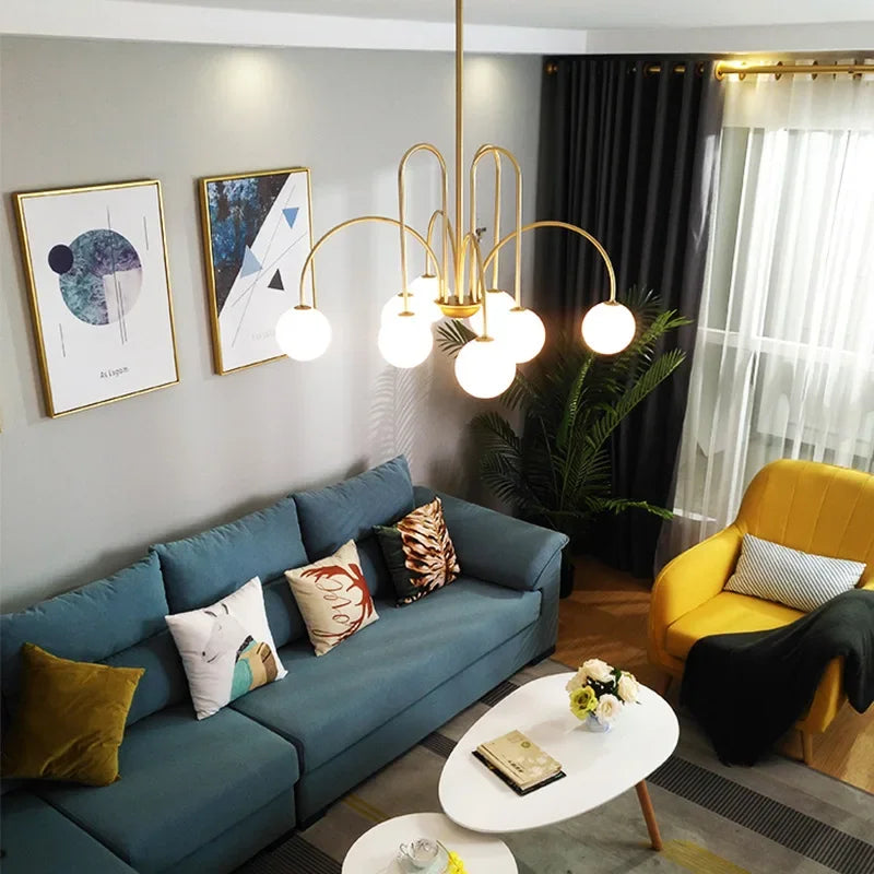 suspension led style italien pour décoration moderne et élégante - vue 3 sur 12