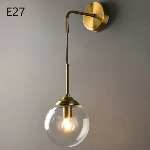 applique murale moderne en verre et chrome doré pour décoration intérieure - vue 13 sur 15