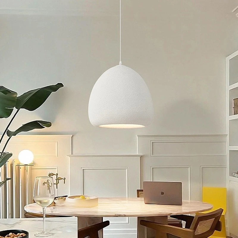suspension nordique en résine pour décoration moderne et design - vue 3 sur 10