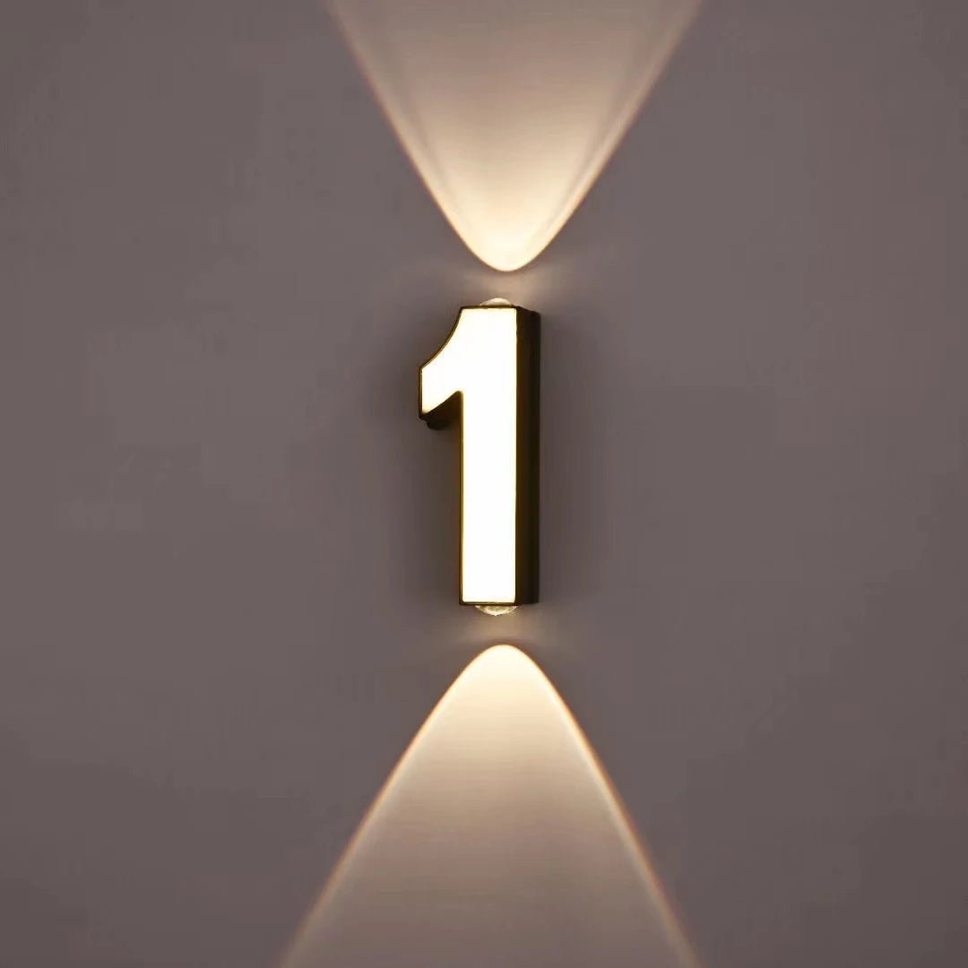 lampe numérique extérieure étanche led pour terrasse et balcon - vue 2 sur 15