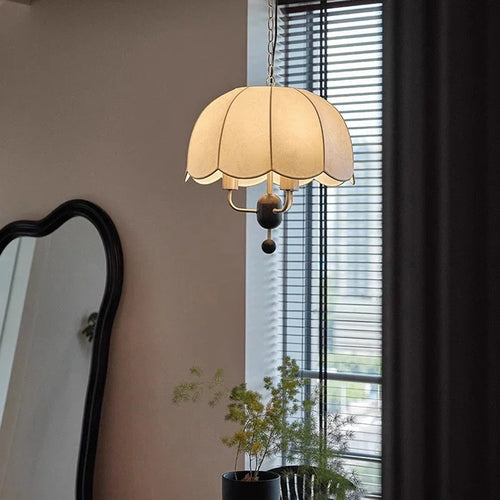 lustre en tissu de luxe français pour décoration intérieure - vue 2 sur 9