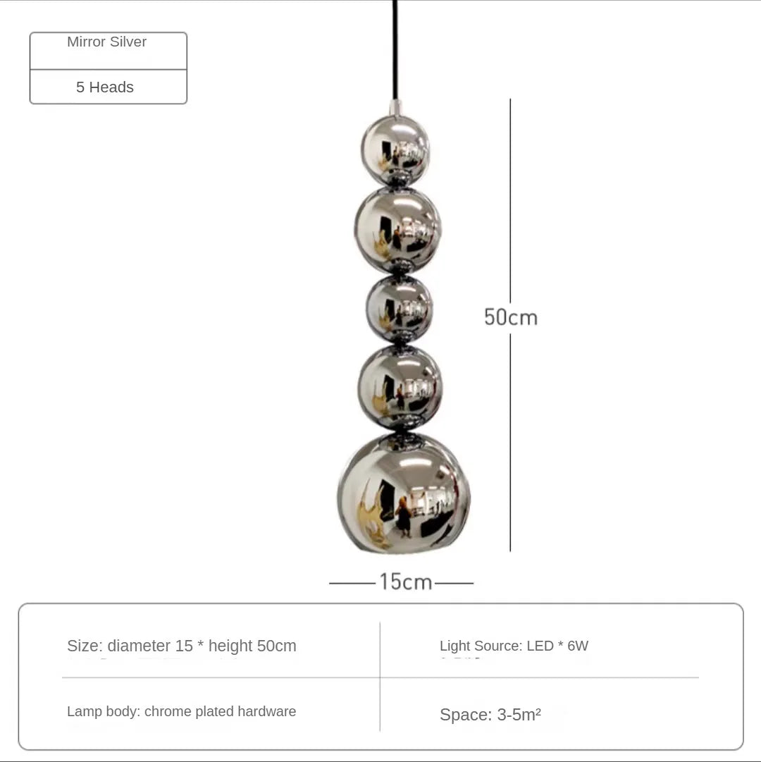 lustre LED bauhaus grand et luxueux pour décoration intérieure - vue 9 sur 11