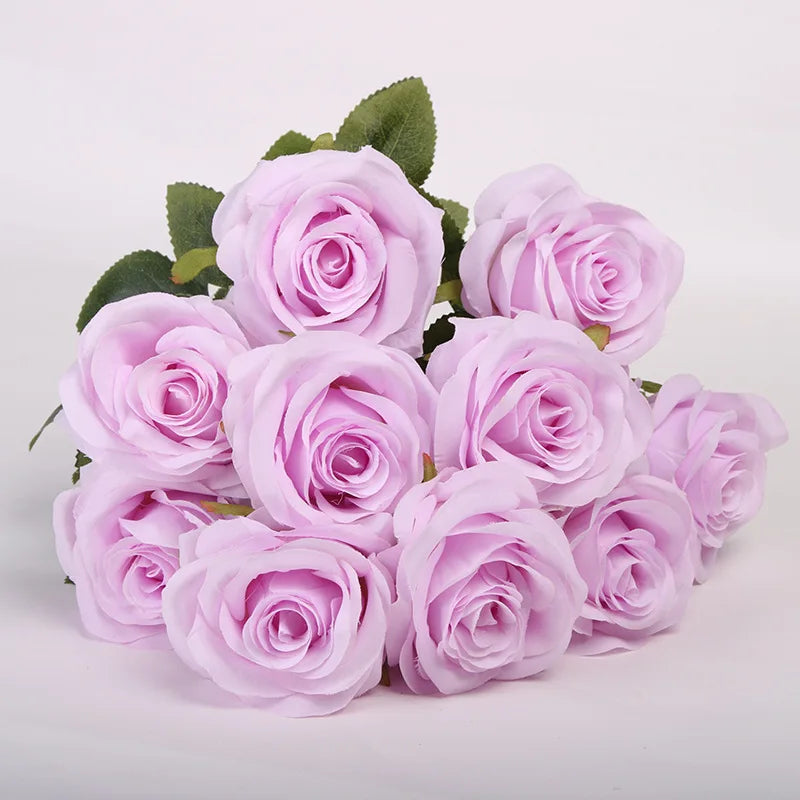 bouquet de roses artificielles pour mariage et décoration intérieure - vue 24 sur 27