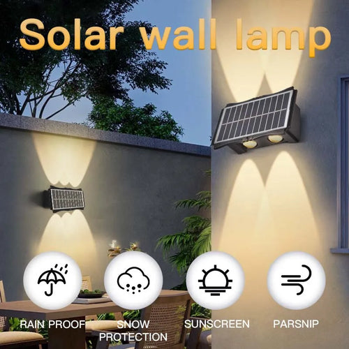 lampe solaire led extérieure avec éclairage décoratif automatique - vue 2 sur 13