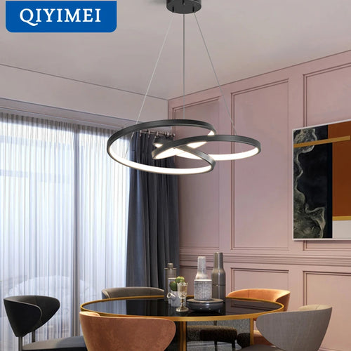 lampe suspendue led qiyimei pour bar cuisine décoration intérieure