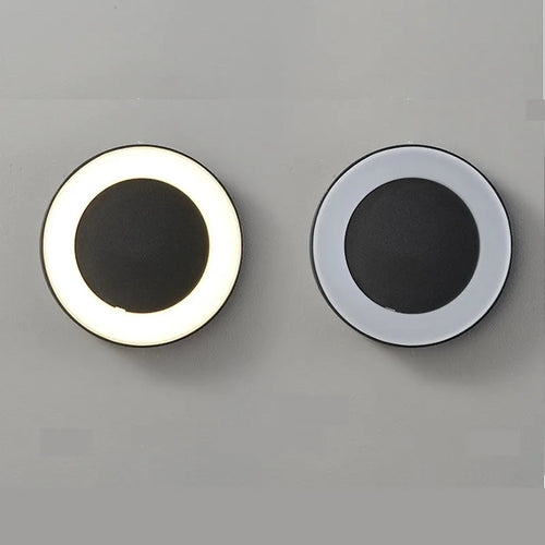 Round / Oval LED Moisture Proof Ceiling Lamp IP65 Waterproof Bathroom Outdoor Garden Yard Lamp, 12W/18W Modern Wall Lamp Light - vue 3 sur 9