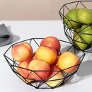 bols de rangement modernes en métal pour collations et fruits
