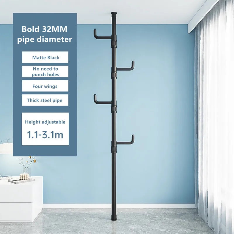 support de rangement vertical pour vêtements à la maison